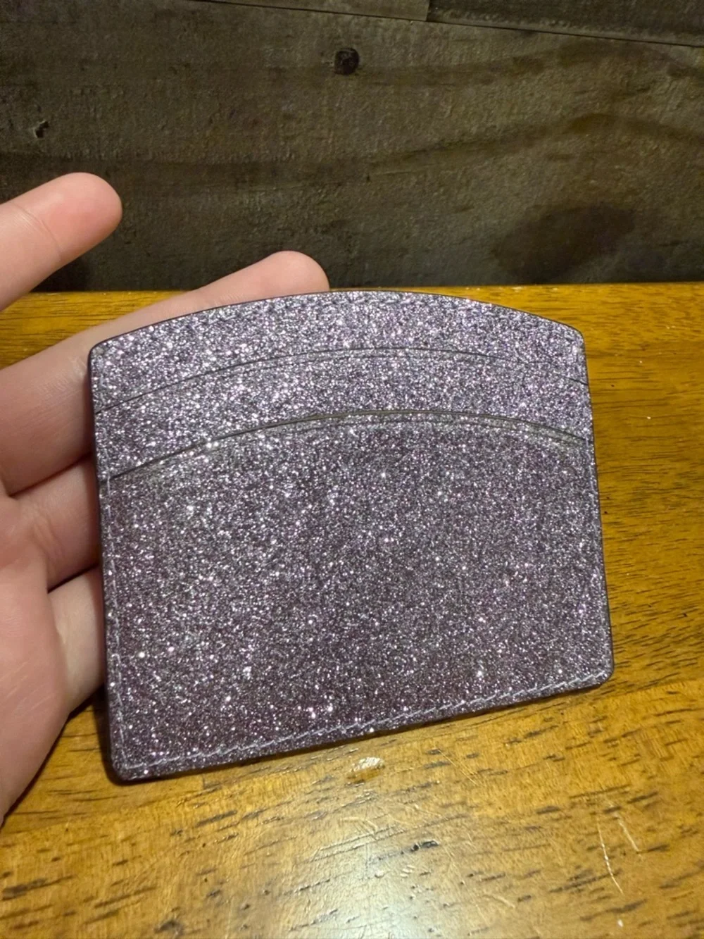 Kate Spade | Glitter Fabric Burgess Court Card Holder Case